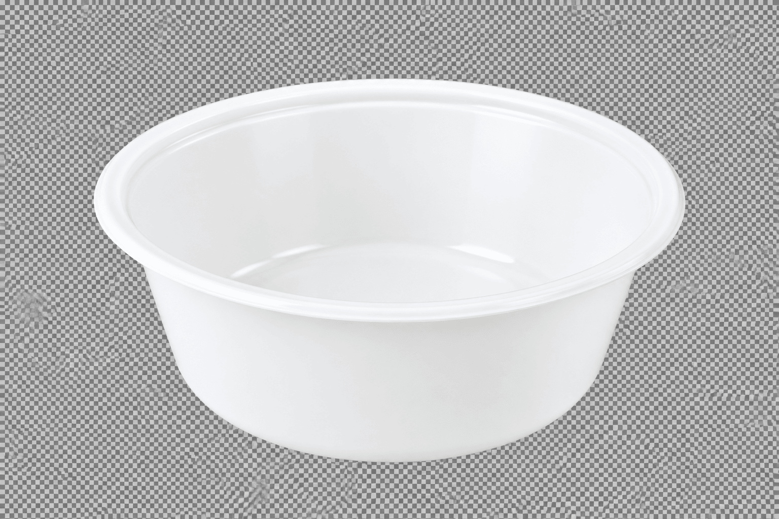 Levesestál 500 ml, fehér, PP, Ø150×50