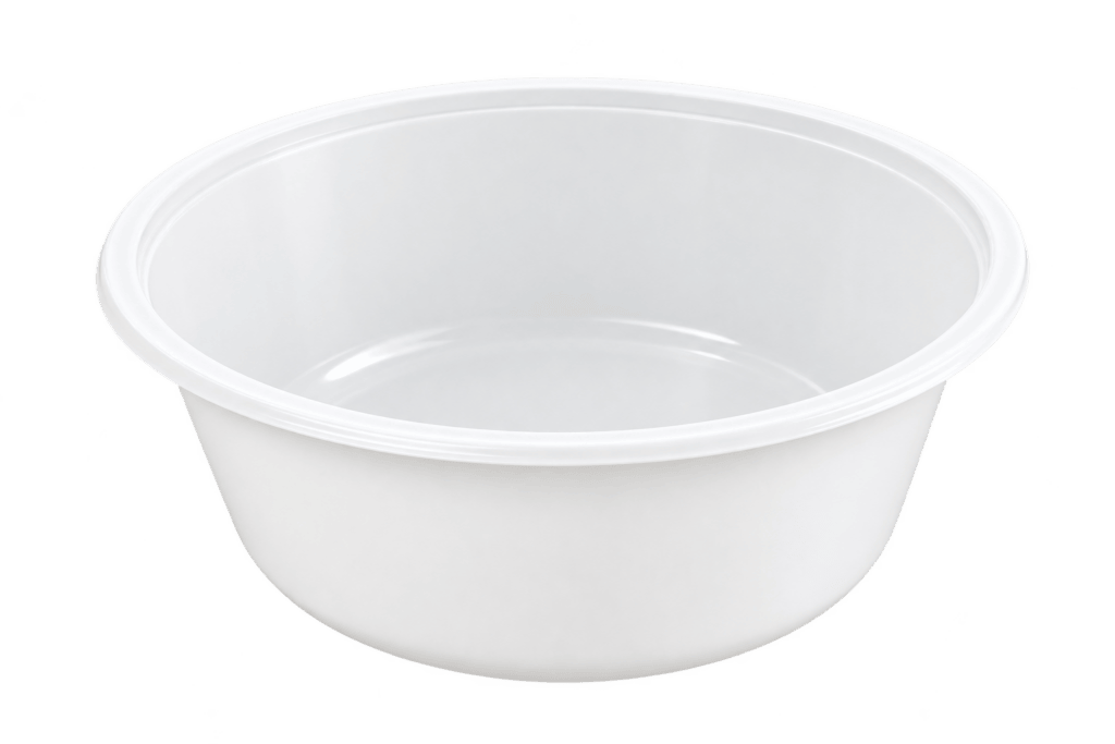 Levesestál 750 ml, fehér, PP, Ø150x55