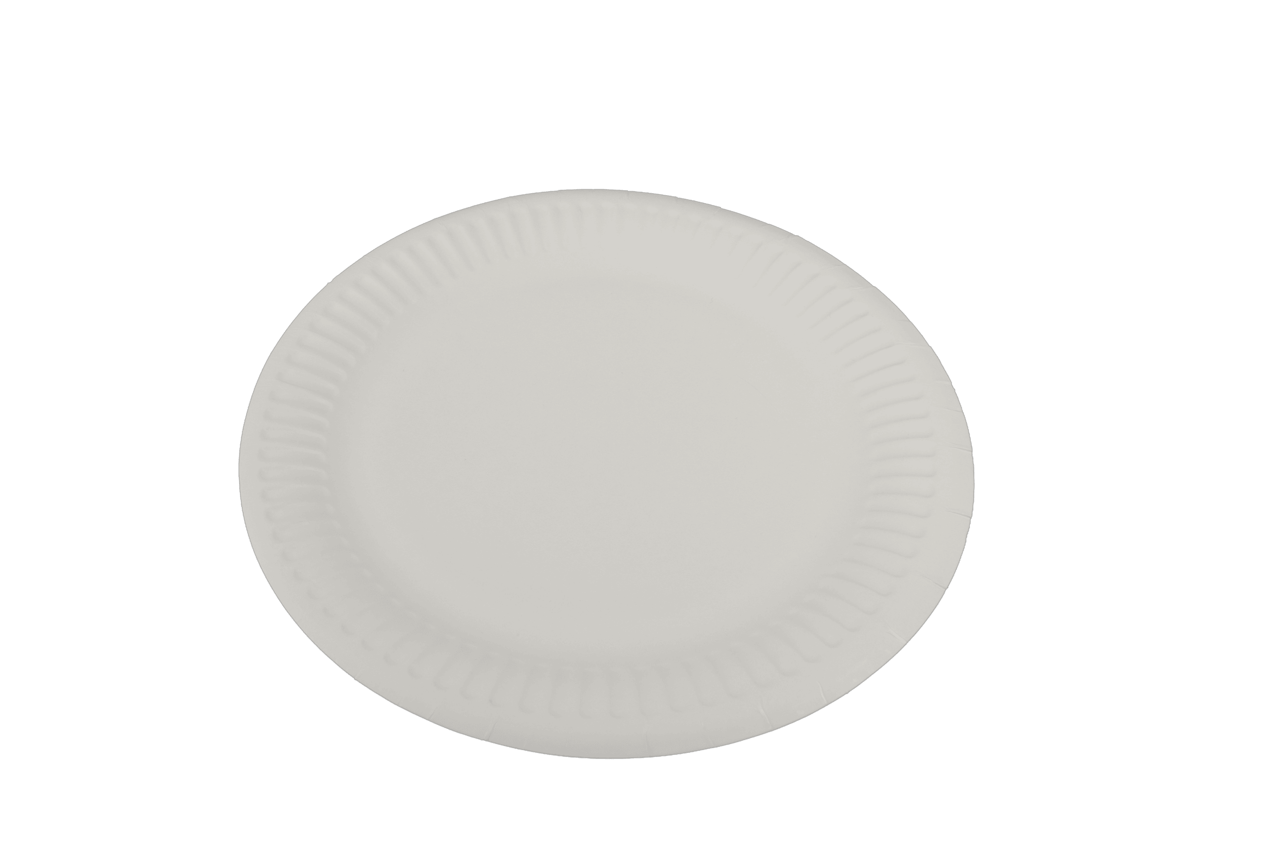 Papírtálca kerek, fehér, 18 cm