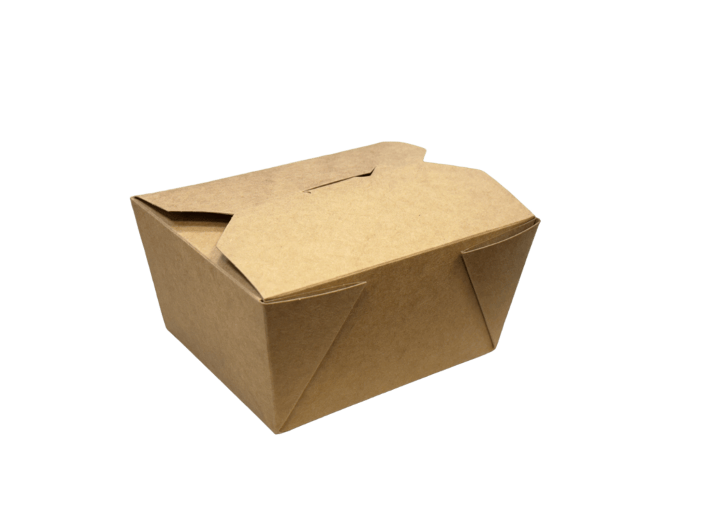 FOODBOX 750 ml, barna papírdoboz 13x11x6cm
