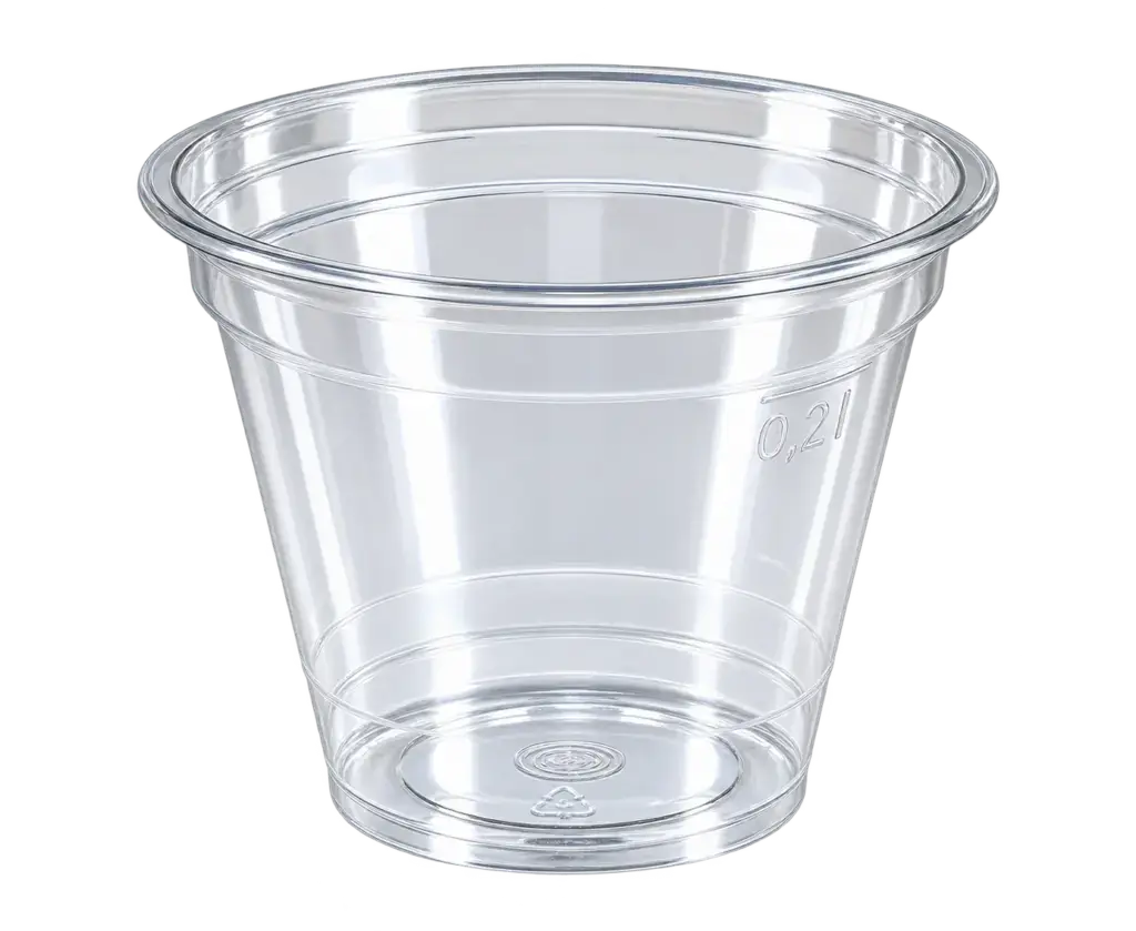 Shaker pohár 200 ml, víztiszta